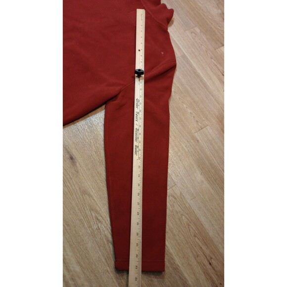 NWT St Johns Bay Sweatshirt Mens M Medium 1/4 Zip Rusty Red Fleece Pullover - Picture 15 of 16
